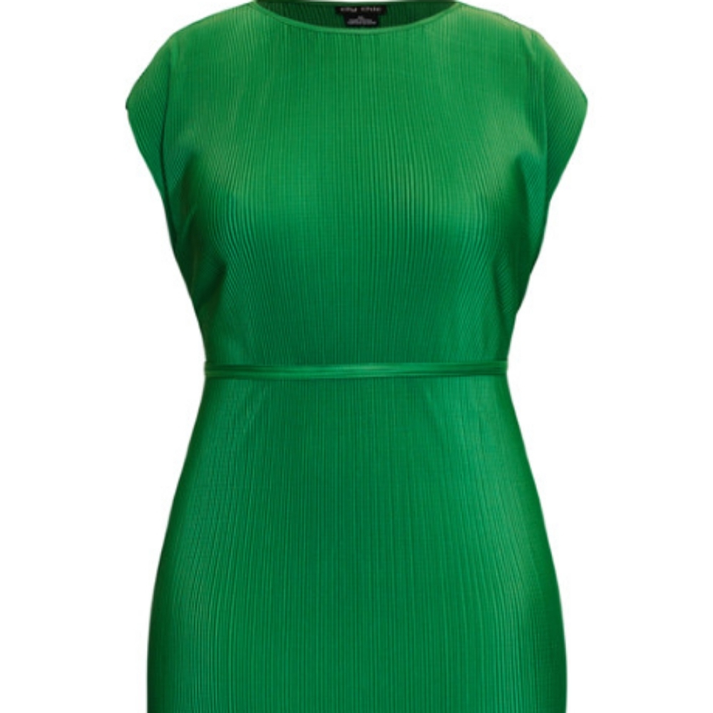 City Chic "Dress Baby Pleat" in Shamrock, Size 22